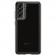 Spigen Optik Crystal Case - тънък силиконов (TPU) калъф за Samsung Galaxy S21 FE (сив-прозрачен) 3