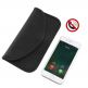 Horizontal Faraday Signal Blocking RFID Car Keys Pouch - хоризонтален джоб (фарадеев кафез) за блокиране на сигнали и RFID защита (черен) 1