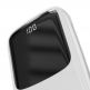 Baseus Qpow Digital Display Power bank with Lightning cable 15W 10000mAh (PPQD-B02) - външна батерия 10000 mAh с вграден Lightning кабел и USB-C, USB-A и Lightning портове (бял) 4