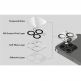 Torrii Bodyglass Anti-Bacterial Camera Lens Protector - предпазно стъклено защитно покритие с антибактериално покритие за камерата на iPhone 13 Pro, iPhone 13 Pro Max (прозрачен) 4