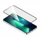 Torrii BodyGlass 3D Full Cover Glass - калено стъклено защитно покритие за целия дисплей на iPhone 13 Pro Max (прозрачен-черен) 4
