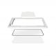 Torrii BodyGlass Full Screen Anti-Bacterial Glass Soft Edge Tempered Glass - стъклено защитно покритие с антибактериално покритие за целия дисплей на iPhone 13, iPhone 13 Pro (прозрачен-черен) 2