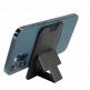 4smarts UltiMag ErgoFold Magnetic Kickstand Wallet - кожен портфейл (джоб) с градена поставка за прикрепяне към iPhone с MagSafe (черен) 6