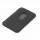 4smarts UltiMag ErgoFold Magnetic Kickstand Wallet - кожен портфейл (джоб) с градена поставка за прикрепяне към iPhone с MagSafe (черен) 8