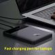 Baseus Blade Digital Display Power Bank 100W 20000 mAh (PPDGL-01) - външна батерия с два USB-A и два USB-C изходи и технология за бързо зареждане (черен) 5