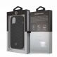 Mercedes-Benz Genuine Leather Quilted Hard Case - дизайнерски кожен кейс (естествена кожа) за iPhone 13 (черен) 1