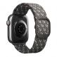 Uniq Aspen Adjustable Braided Band - текстилна каишка за Apple Watch 42мм, 44мм, 45мм (сив) 1