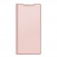 Dux Ducis Skin Pro Case - кожен калъф с поставка и отделение за кр. карти за Samsung Galaxy S22 Ultra (розов) 9