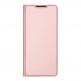 Dux Ducis Skin Pro Case - кожен калъф с поставка и отделение за кр. карти за Samsung Galaxy S22 (розов) 10