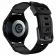 Spigen Rugged Band 20mm - хибридна каишка (полимер+карбон) за Galaxy Watch 4, Galaxy Watch Active 2, Huawei Watch GT 2 42mm и други (20мм) (черен) 8