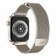 Uniq Dante Milanese Magnetic Stainless Steel Band - стоманена, неръждаема каишка за Apple Watch 38мм, 40мм, 41мм (светлозлатист) 2