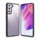 Ringke Fusion Crystal Case - хибриден удароустойчив кейс за Samsung Galaxy S21 FE (черен-прозрачен) 8