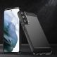 Carbon Soft Silicone TPU Protective Case - силиконов (TPU) калъф за Samsung Galaxy S22 Plus (черен) 6