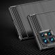 Carbon Soft Silicone TPU Protective Case - силиконов (TPU) калъф за Samsung Galaxy S22 Ultra (черен) 3