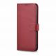 iCarer Haitang Leather Wallet Case - кожен (естествена кожа) калъф, тип портфейл за Samsung Galaxy S22 Ultra (червен) 7