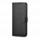 iCarer Haitang Leather Wallet Case - кожен (естествена кожа) калъф, тип портфейл за Samsung Galaxy S22 Ultra (черен) 7