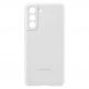 Samsung Silicone Cover EF-PG990TW - оригинален силиконов кейс за Samsung Galaxy S21 FE (бял) 3