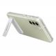 Samsung Clear Standing Cover EF-JG990CT - оригинален удароустойчив хибриден кейс с поставка за Samsung Galaxy S21 FE (прозрачен) 1