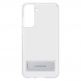 Samsung Clear Standing Cover EF-JG990CT - оригинален удароустойчив хибриден кейс с поставка за Samsung Galaxy S21 FE (прозрачен) 2