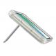 Samsung Clear Standing Cover EF-JG990CT - оригинален удароустойчив хибриден кейс с поставка за Samsung Galaxy S21 FE (прозрачен) 6