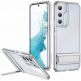 ESR Air Shield Boost Case - удароустойчив хибриден кейс с вградена поставка за Samsung Galaxy S22 (прозрачен) 8