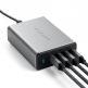 Satechi 165W USB-C PD Compact GaN Charger - захранване за ел. мрежа с технология за бързо зареждане и 4xUSB-C PD изхода (сив) 3
