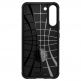 Spigen Rugged Armor Case - тънък качествен силиконов (TPU) калъф за Samsung Galaxy S22 (черен) 3