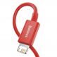 Baseus Superior Lightning USB Cable (CALYS-A09) - USB кабел за Apple устройства с Lightning порт (100 см) (червен) 2