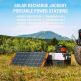 Jackery SolarSaga Solar Panel 100W - сгъваем соларен панел зареждащ директно вашето устройство от слънцето с DC порт, 1 х USB-A и 1 х USB-C портове (черен) 2