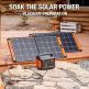 Jackery SolarSaga Solar Panel 100W - сгъваем соларен панел зареждащ директно вашето устройство от слънцето с DC порт, 1 х USB-A и 1 х USB-C портове (черен) 4