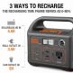 Jackery Explorer 240 Portable Power Station 200W - мощна външна батерия с AC (230V за ел. мрежа), 2 x USB-A изходи и 120W гнездо за кола (черен) 6