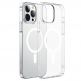 Baseus Crystal Magnetic Case (ARJT010202) - поликарбонатов кейс с MagSafe за iPhone 13 Pro Max (прозрачен) 6