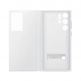 Samsung Clear View Cover EF-ZS908CWEGEE - оригинален кейс с антибактериално покритие, през който виждате информация от дисплея за Samsung Galaxy S22 Ultra (бял) 3