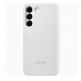 Samsung Clear View Cover EF-ZS906CW - оригинален кейс с антибактериално покритие, през който виждате информация от дисплея за Samsung Galaxy S22 Plus (бял) 4