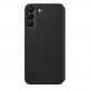 Samsung Clear View Cover EF-ZS906CB - оригинален кейс с антибактериално покритие, през който виждате информация от дисплея за Samsung Galaxy S22 Plus (черен) 4
