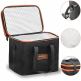 Jackery Explorer 500UK Carrying Case Bag - висококачествена чанта за Jackery Explorer 500 Portable Power Station (черен-оранжев) 5