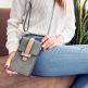 Fancy Handmade Bag Case Model 1 With Shoulder Strap - малка и компактна чанта с презрамка (зелен) 1