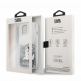 Karl Lagerfeld Liquid Glitter Choupette Fun Case - дизайнерски кейс с висока защита за iPhone 13 mini (прозрачен-сребрист) 2