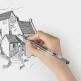 Xiaomi Mi High-capacity Gel Pen 10 Pack - комплект от 10 броя висококачествен химикал (сив) 2