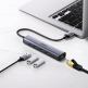 Ugreen USB-A Multifunctional Hub - мултифункционален хъб за свързване на допълнителна периферия за устройства с USB-A (тъмносив) 4
