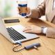 Ugreen USB-A Multifunctional Hub - мултифункционален хъб за свързване на допълнителна периферия за устройства с USB-A (тъмносив) 9