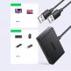 Ugreen USB-A 2.0 Hub 3-port Switch Box - 3-портов USB 2.0 хъб за компютри и лаптопи с USB-A с възможност за превключване между два компютъра (150 см) (черен) 1