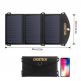 Choetech Foldable Travel Solar Panel 19W - сгъваем соларен панел, зареждащ директно вашето устройство от слънцето с 2 USB-A порта (черен) 1