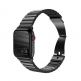 Uniq Strova Stainless Steel Band - стоманена каишка за Apple Watch 42мм, 44мм, 45мм (тъмносив) 1