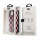 Karl Lagerfeld Monogram Plaque Case - дизайнерски кожен кейс за iPhone 13 (черен) 5