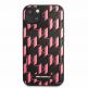 Karl Lagerfeld Monogram Plaque Case - дизайнерски кожен кейс за iPhone 13 mini (черен) 1