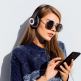 Ausdom Active Noise Cancelling Wireless Over-Ear Headphones - безжични блутут слушалки с микрофон за мобилни устройства с Bluetooth (черен-червен) 6