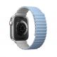 Uniq Revix Silicone Magnetic Strap - двулицевва магнитна силиконова каишка за Apple Watch 38мм, 40мм, 41мм (бял-син) 2