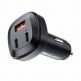 Acefast B3 Triple Car Charger 66W - зарядно за кола с USB-A и 2xUSB-C изходи с технология за бързо зареждане (черен) 2