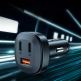 Acefast B3 Triple Car Charger 66W - зарядно за кола с USB-A и 2xUSB-C изходи с технология за бързо зареждане (черен) 6